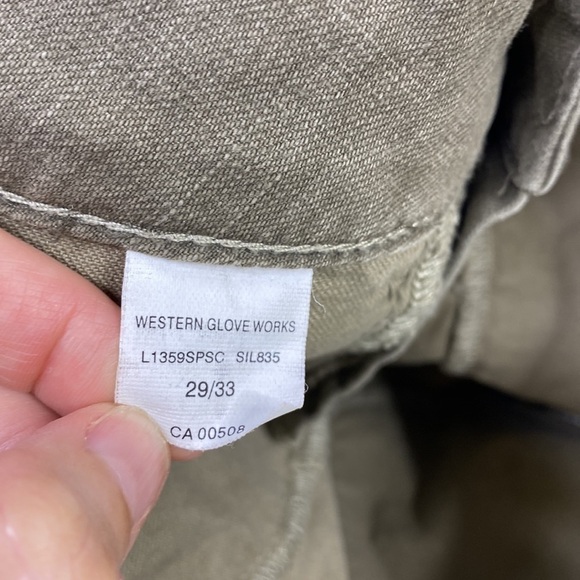 Silver Jeans Western Glove Works Brown Wide Leg Pants Size 29x33 - Picture 12 of 14